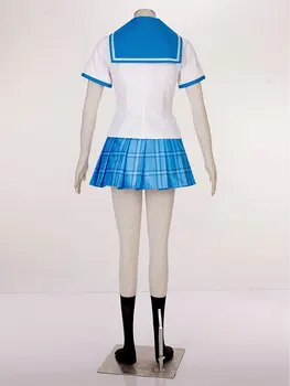 La huelga de la Sangre Yukina Himeragi Traje de Cosplay vestido de uniforme de la escuela