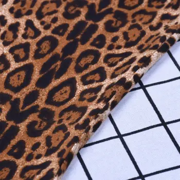 La Mujer Alta De La Cintura Ancho De Pierna Pantalones Largos Vintage Leopard Rayas De Tigre De Impresión Quemado Campana Inferior Estirar Pantalones De Bodycon