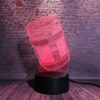 La novedad Lustre Battle Royale Juego Chug Jarra PUBG TPS Figura 3D LED Luz de la Noche Niño del Juguete de la tienda de regalos de Navidad, los Juguetes para los Niños