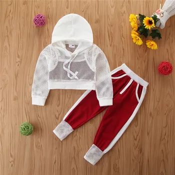 La primavera Verano de las Niñas de Bebé de la Ropa de Moda con Capucha T-shirt+Chaleco+Pantalones de Camuflaje Niños Boutique de Trajes de Niños Conjuntos de Ropa de 1910