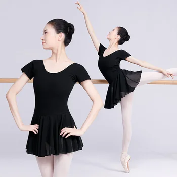 Las Mujeres Adultas Ballet Leotardos De Gimnasia Leotardos Body De Malla Elástica De Empalme De La Danza Ballet De La Ropa