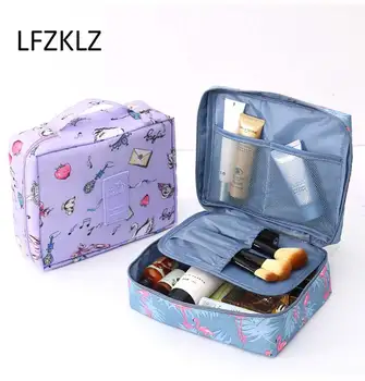 LFZKLZ 2020 Portátil Mujeres Bolsa de Cosméticos Impermeable de la Belleza en el Caso Organizador de Aseo, Kits de Bolsas de Lavado Bolsa de Viaje Esencial
