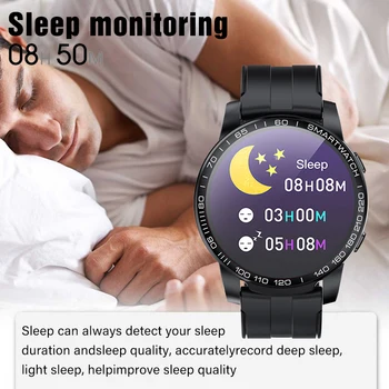 LIGE 2020 Nuevas Completo de la Pantalla Táctil de los Hombres Reloj Inteligente de Oxígeno en la Sangre Monitorización de la Frecuencia Cardíaca de Bluetooth de la Llamada de los Deportes de la prenda Impermeable Smartwatch
