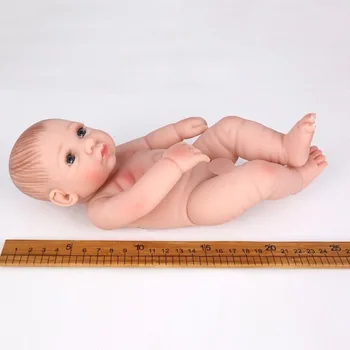 Lleno de Silicona Mini Bebe Reborn Baby Dolls 25cm Vivo Boneca Niño Niños Realista Menina Baño Juguetes Regalos de Cumpleaños Sorpresa