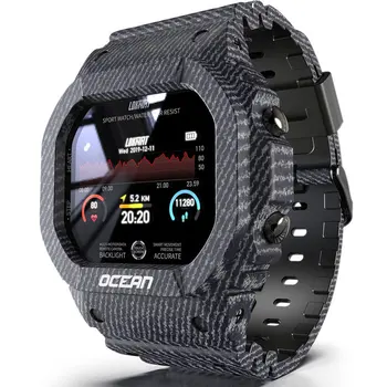 LOKMAT Océano Reloj Inteligente de los Hombres de Fitness Tracker Presión Arterial Mensaje Push Monitor de Ritmo Cardíaco Reloj Smartwatch de las Mujeres Para Android