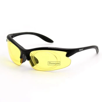 Los deportes de Tiro gafas 4Lenses Gafas de sol de la Táctica Militar Gafas UV400 Protector de Disparo Gafas Duradera de las Gafas