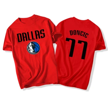 Luka Doncic Los Fans De La Camiseta De Dallas De Baloncesto De Manga Corta Ropa De Hip Hop Casual Camisetas De Moda Camisetas De Las Mujeres Harajuku Verano Tops