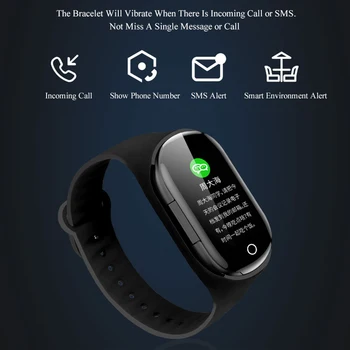 M1Pro TWS Bluetooth auricular Inteligente de Pulsera banda de Fitness Tracker Reloj Con Auriculares Frecuencia Cardíaca Presión Arterial Monitor de Sueño