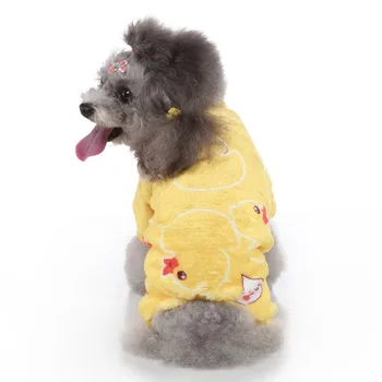 Mascotas Animales Lindos Impreso Ropa De Dormir Cómodo Precioso Pijama Para Pequeñas Y Medianas Perros Otoño E Invierno De La Casa De Abrigo