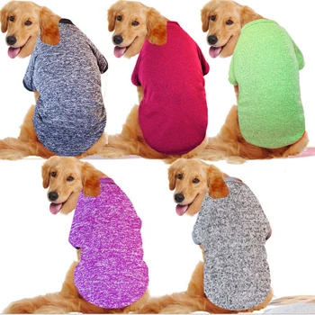 Mascotas ropa para perros grandes Jinmao Labrador suéter de Otoño y deportes de invierno ropa suéter Medianas y grandes perro mascota suéter 3XL-9XL