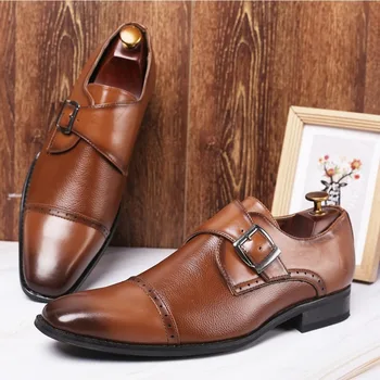 Mazefeng Marca 2020 Recién Hombres de la Calidad de la Patente de Cuero de Zapatos de Novia Blanco, los Zapatos de Tamaño 38-48 de Cuero Negro Suave Zapatos de Vestir Hombre