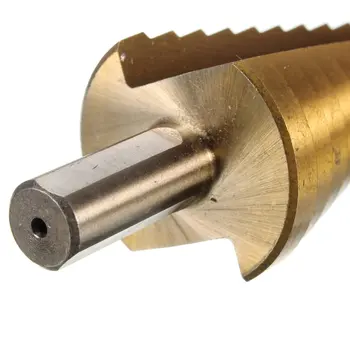 Mejor precio HSS broca Paso de taladro Cónico de Titanio para el taladro destornillador 4-32mm