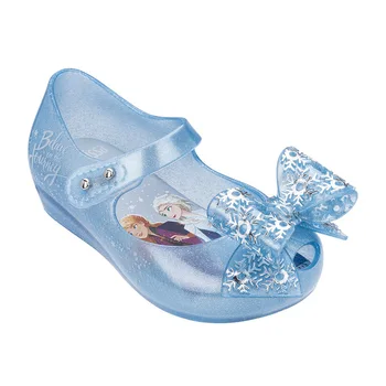 Mini Melissa Congelado Princesa Sandalias de Niñas Niños Jalea zapatos Niños little big girl dulces Zapatos brillosos Elsa cristales Sandalias