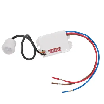 Mini Sensor de Movimiento PIR Detector de Infrarrojos IR Inducción del Cuerpo Humano Sensor de Control de luz Detector de 220V