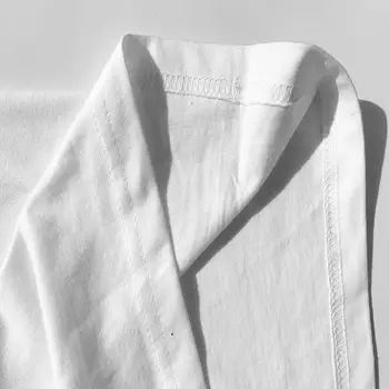 Moda Casual de Manga Corta de Verano T-shirt de Moda Lindo Material de Algodón Simple y de Fácil Unisex