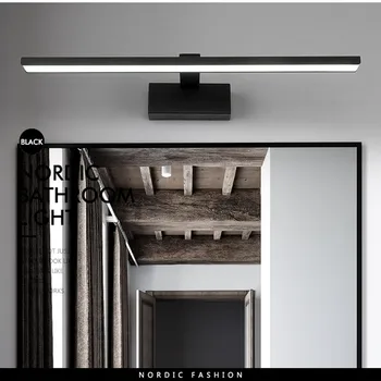 Moderno Espejo de Led de Luz 9W 12W AC85-265V Impermeable de la Pared de la Lámpara de Iluminación del cuarto de Baño Espejo Montado en la Pared de la lámpara