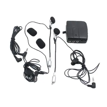 MP3 Motor Casco Auricular Modificado Casco de la Motocicleta de Intercomunicación Auriculares Accesorios conector de 3,5 mm de Diámetro
