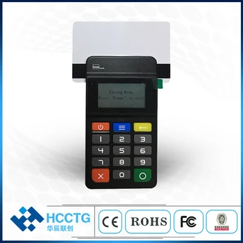 MPO Terminal de Pago Móvil Con Teclado de Apoyo IC/NFC/Magnético Portátil Androide NFC EMV Lector de Tarjetas Para el Sur de África HTY711