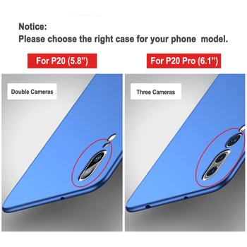 MSVII Casos Para Huawei P20 funda Para el Huawei P20 Lite Caso P Más de 20 Silm Duro de la PC de la Espalda Cubierta de Coque Para huawei p20 Pro de los Casos