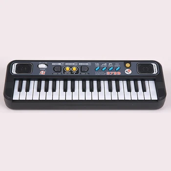 Multifuncional Mini Piano Electrónico Con Micrófono Abs Niños Portátil 37 Teclas De Música Digital Electone Teclado De Regalo