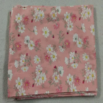 Muy azul amarillo rosa crisantemo impreso tela de algodón 50x160cm ropa de Cama Acolchado Ropa DIY costura de tela