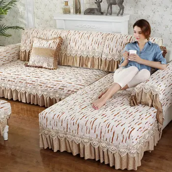 No-el deslizamiento de la tela cojín de sofá, cuatro estaciones universal de estilo Europeo sofá cubrir todo incluido, la universalización de la cobertura