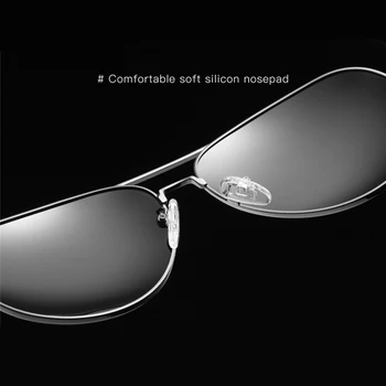 NO.ONEPAUL polarizada plaza de metal gafas de sol, 2020 nuevas gafas de sol de los hombres de la marca de conducción, UV400, pesca