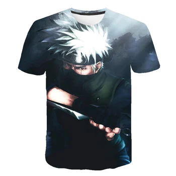 Nueva 2020 Verano 3D Naruto camiseta de los Niños de la Moda de Ropa de Hip Hop Harajuku la Impresión 3D de Naruto camiseta de la Ropa de la parte Superior