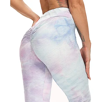 Nueva Impresión Leggings De Alta Elástico Pantalones De Yoga Para La Mujer Push Up De Los Deportes De La Aptitud Leggins Entrenamiento En El Gimnasio De Mallas De Niña Ropa Deportiva