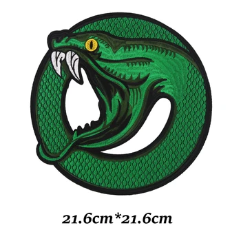 Nueva Riverdale Lado Sur Serpientes Serpiente Bordado de Hierro en los Parches para la Ropa DIY Rayas Ropa Pegatinas Apliques de Suministros