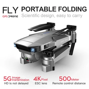 Nuevo Mini Drone de Ángulo Ancho GPS 5G HD 4K a 1080P de la Cámara los Drones de la Altura de la Celebración de Modo Plegable Dron de Juguete de Regalo