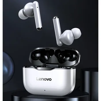 NUEVO Original de Lenovo LP1 TWS Auriculares Inalámbricos Bluetooth 5.0 Dual Estéreo con Reducción de Ruido Bajo Control Táctil Larga Espera 300mAH