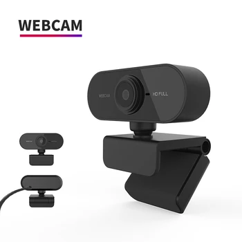 Nuevo USB de la Cámara Web de alta definición de 1080P de Enfoque Automático de la Cámara del Ordenador Webcams Integradas En la absorción del Sonido del Micrófono 1920 *1080 de Resolución Dinámica