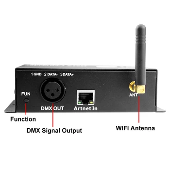 Nuevo WiFi Controlador DMX Controlado por Android o IOS Sistema Wifi Multi Controlador de puntos de WF310 Envío Gratis