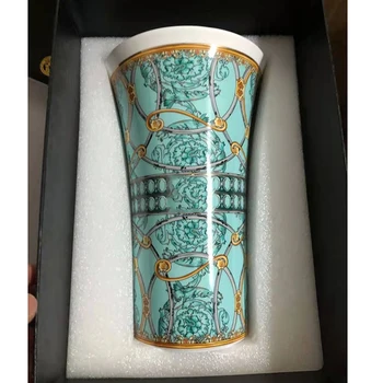 Nórdicos arte jarrón de cerámica creativa decoración moderna, minimalista decoración del hogar decoración florero de decoración de la boda