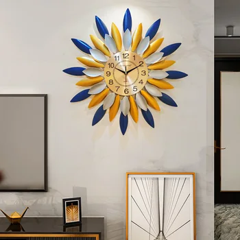 Nórdicos Reloj de Pared 3D de Cristal Grande para la Sala de estar de Moda Creativo de Lujo Reloj de Pared Decoración del Hogar Moderno Dormitorio Silencio de la Boda