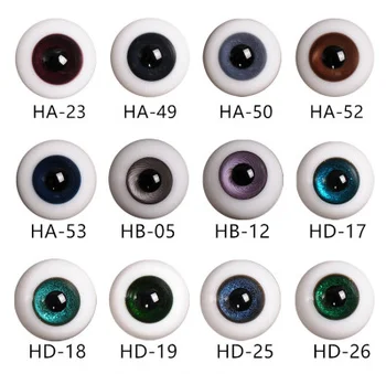Ob11 suave arcilla 8mm arco bajo globo ocular BJD de cristal del globo del ojo de iris 5-5.5 mm de ojos con la manija