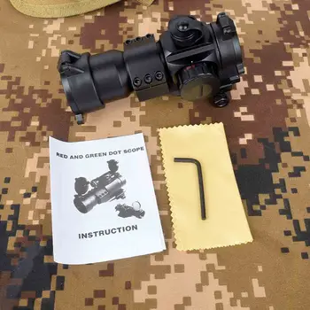 Objetivo M3 mira Óptica de Punto Rojo a la Caza Alcance Colimador de Vista Rifle Reflejo de Disparo en Forma de L de Montaje De la pistola de Aire