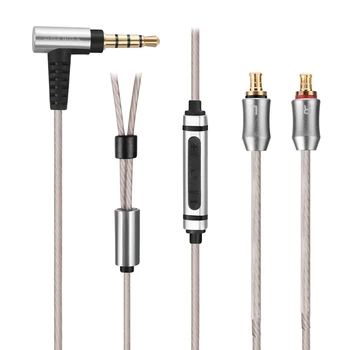 Original A2DC Cable para ATH CKS1100 LS70 LS50 E40 LS200IS E70 CKR100 CKR90 auriculares Auriculares con Cables de Micrófono para Android IOS