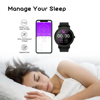 Original Mibro del Aire de Reloj Inteligente Hombres Mujeres IP68 Impermeable de Bluetooth 5 Sleep Monitor de Fitness monitor de Ritmo Cardíaco SmartWatch Android