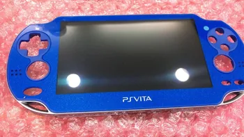 Original OLED para psvita ps vita 1000 pantalla lcd de pantalla táctil de la asamblea con marco negro blanco azul
