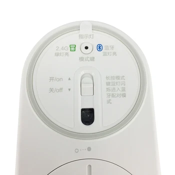 Original Xiaomi Mi Ratón Inalámbrico de Juego del Ratón Portátil de Aluminio de Aleación de 2.4 GHz WiFi, Bluetooth, conexión para Ordenador Portátil
