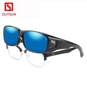 OUTSUN Marca de gafas de sol Polarizadas UV400 ajuste sobre gafas Para los Hombres y Mujeres Gafas de 2020 Cubierta de Gafas de Sol de la Pesca gafas oculos