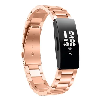 Para Fitbit Inspirar a la HR de Acero Inoxidable Correa de Metal Para Fitbit Inspirar HR Inteligente Reloj de los Deportes de reemplazo de la correa de la Pulsera Accesorios