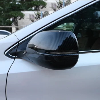 Para Honda CRV 2013-2017 2018 ABS de fibra de Carbono espejo retrovisor Coche de portada recorte de Coche de Estilo de Accesorios de Automóviles 2pcs