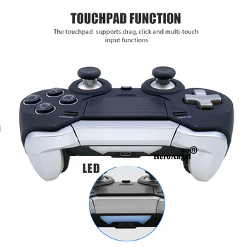 Para PS4 Controlador Élite de 6 Ejes Sensor de la Función de Doble Vibración de la Élite de los Mandos De PS4 el Juego Inalámbrico Controlador de Joystick para PC
