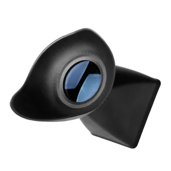 Para S0NY NEX3, NEX-5, Monitor LCD Visor 2.8 X Lupa de Ocular Extensor de la Cámara Parasol Parasol Con Vidrio Óptico V4