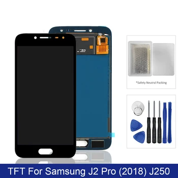 Para Samsung Galaxy J2 Pro 2018 Pantalla LCD de Pantalla Táctil Digitalizador Asamblea TFT En SM J250F J250 J 2 2018 250F Sm-J250F de Prueba