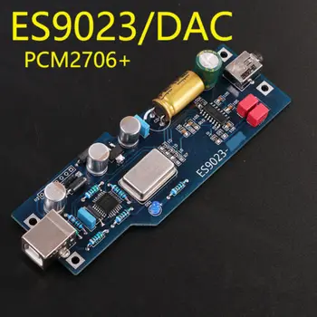 PCM2706 ES9023 fiebre nivel de audio DAC de la tarjeta de sonido decodificador de producto terminado con OTG