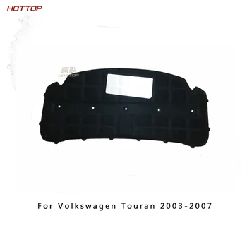 PET Frontal de color Negro motor Anti-ruido de Aislamiento de Sonido de Algodón Calor de Espuma de Célula Cerrada para Volkswagen VW Touran 2007-2018